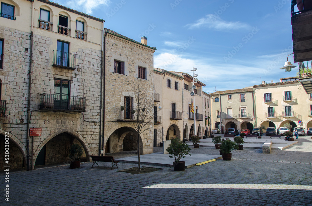 Fototapeta premium Catalonia - Historic cities, places of interest