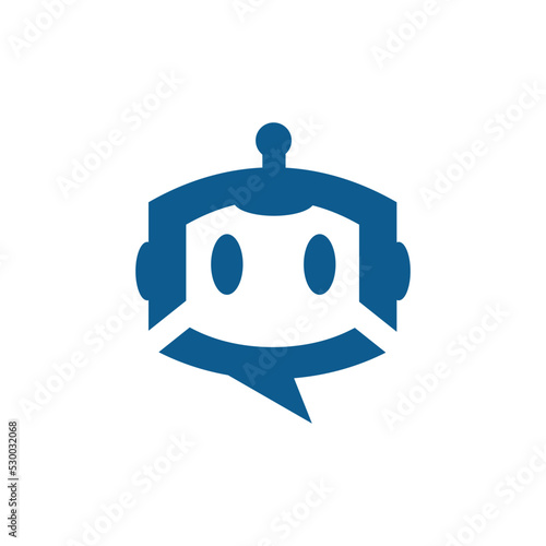 blue robot illustration