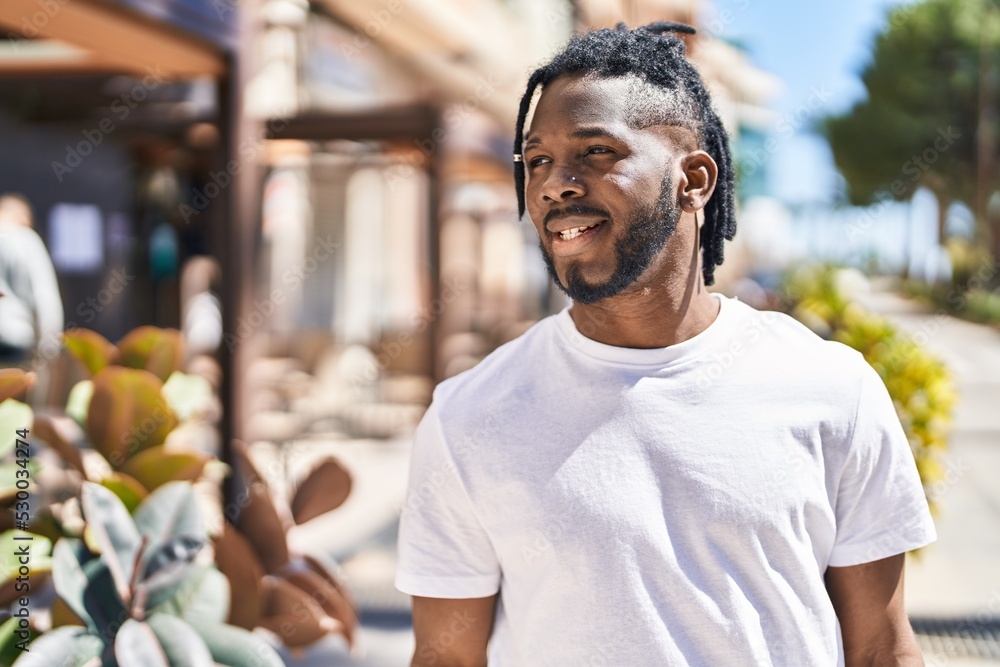 African american woman smiling confident standing at street African american woman smiling confident standing at street