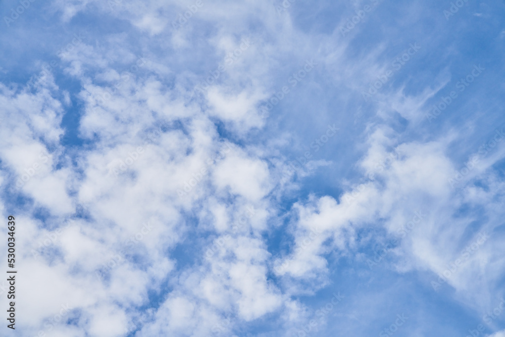 Beatiful blue sky with clouds on a sunny day Beatiful blue sky with clouds on a sunny day