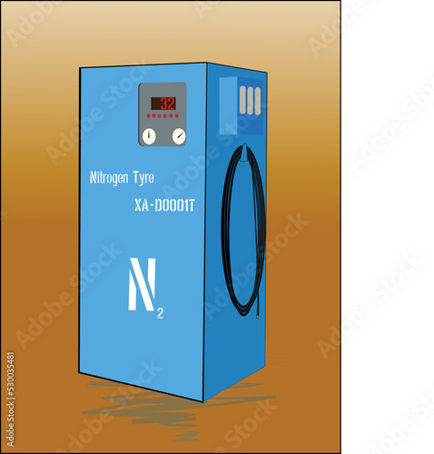 Nitrogen tyre Machine