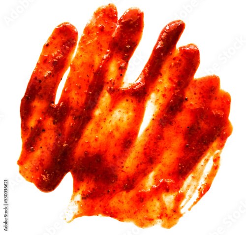 tomato sous isolated on white background