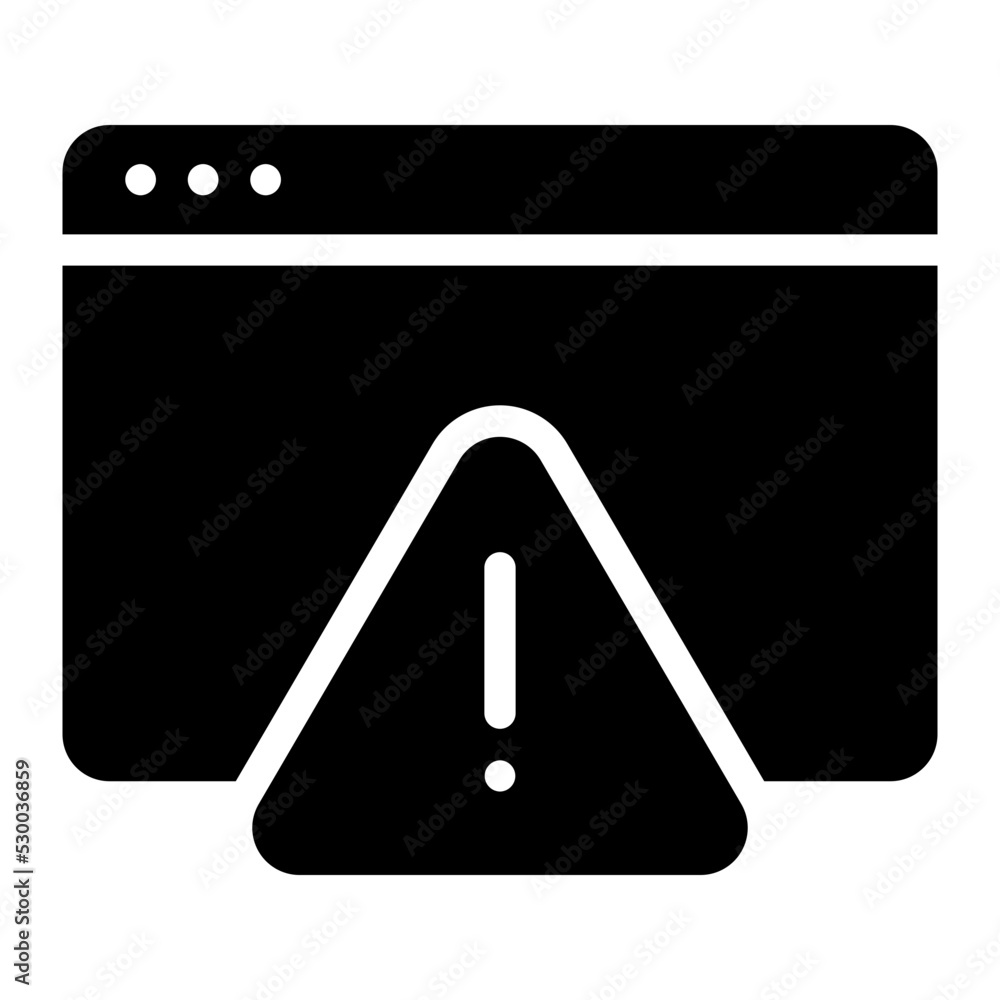 warning glyph icon warning glyph icon