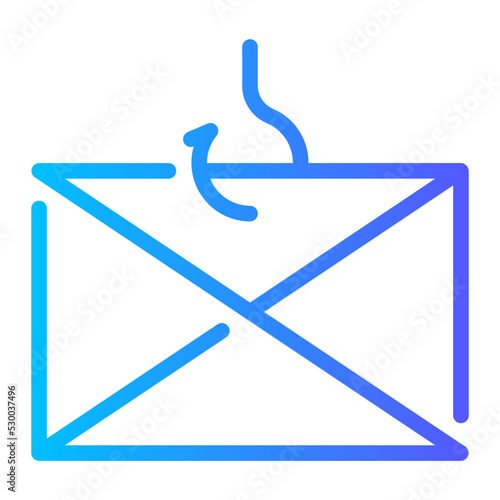 phishing gradient icon
