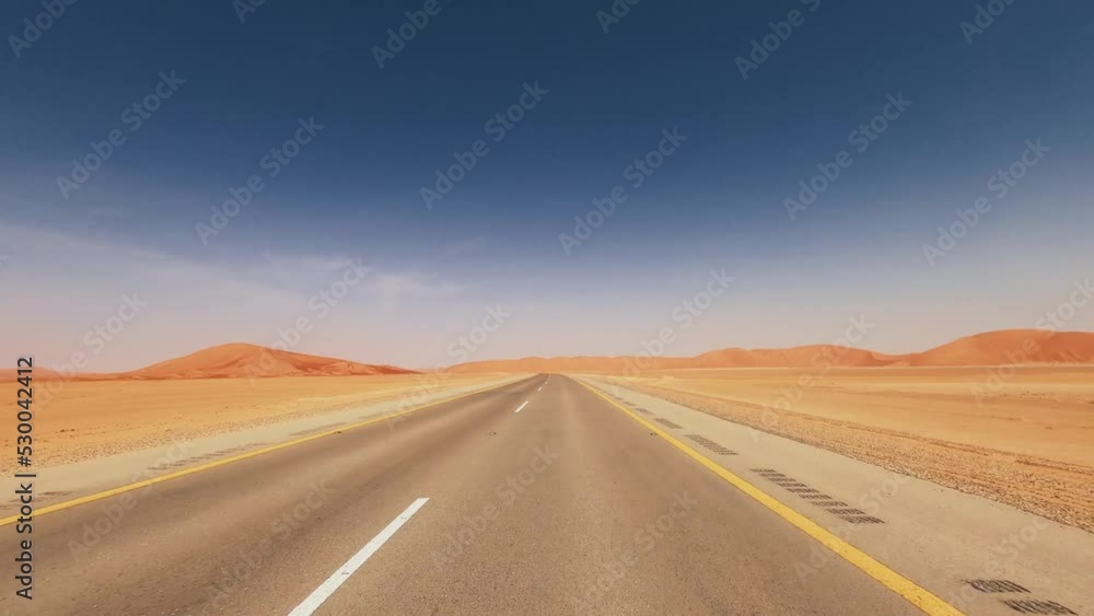 Driving Through The Deserts In The Tabuk Region, Saudi Arabia Driving Through The Deserts In The Tabuk Region, Saudi Arabia