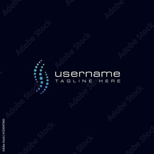 abstract circle icon logo design vector illustration. futuristic medical iconic logo business vector design template. digital healthy logo business design vector with geometric and modern styles.