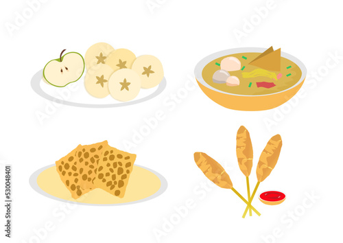 set of food