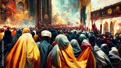 Islam power hyper realistic cinematic