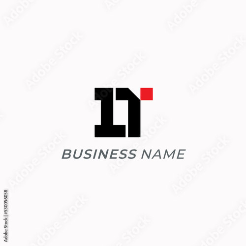 design logo combine letter D and letter T