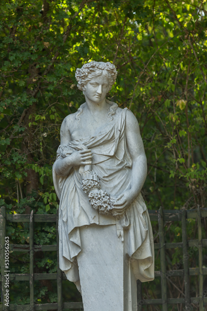 statue in the garden of the palace statue in the garden of the palace