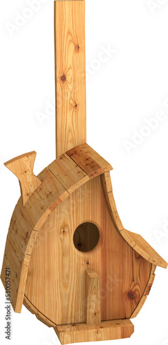 wooden bird house