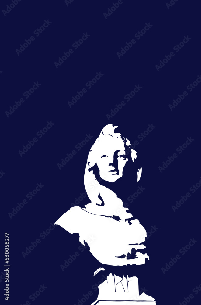 Illustration du symbole de la marianne française de liberté, d'égalité et de fraternité Illustration du symbole de la marianne française de liberté, d'égalité et de fraternité