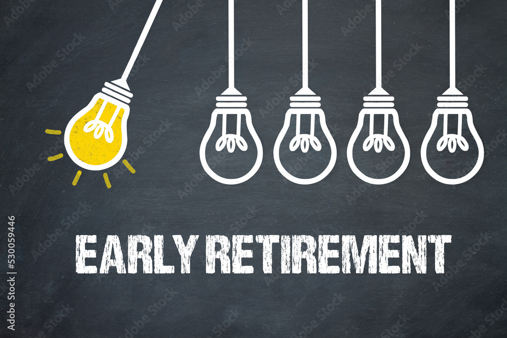 Fototapeta premium early retirement 