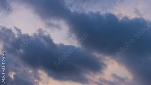 Wallpaper Mural Time lapse clouds, rolling puffy cloud are moving, white lightnes clouds time lapse. Cloud running across the blue sky.4k Timelapse of white clouds with blue sky in background. High quality 4k footage Torontodigital.ca