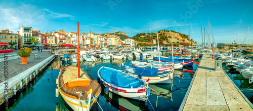 Fischereihafen von Cassis, Südfrankreich 