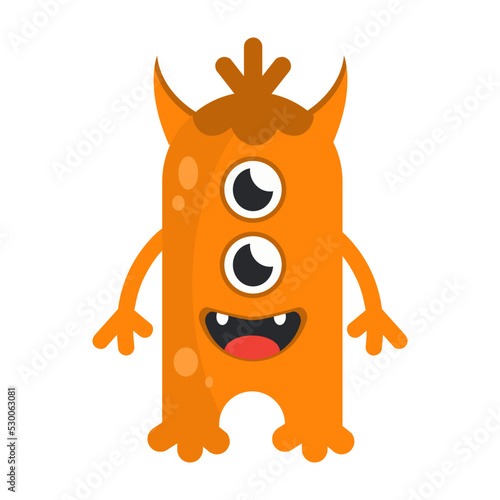 Vector Illustration Halloween Monster Character