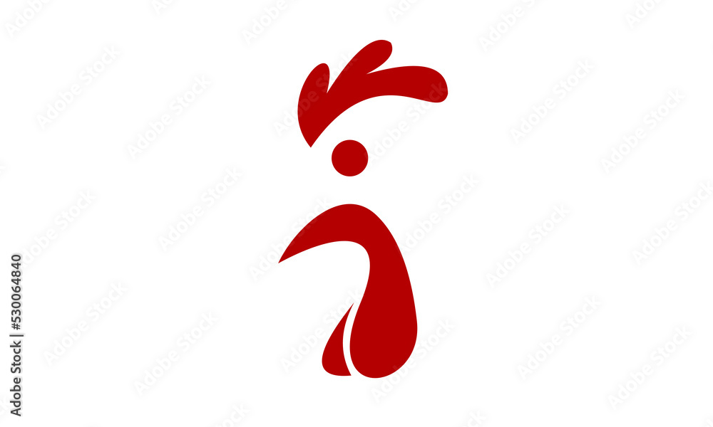 chicken head logo illustration chicken head logo illustration