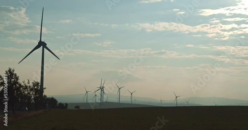 The largest wind turbine farm in the Czech Republic, Krystofovy Hamry photo