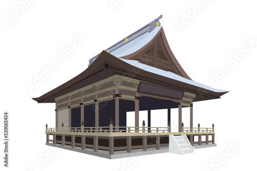 日本の神社にある神楽殿