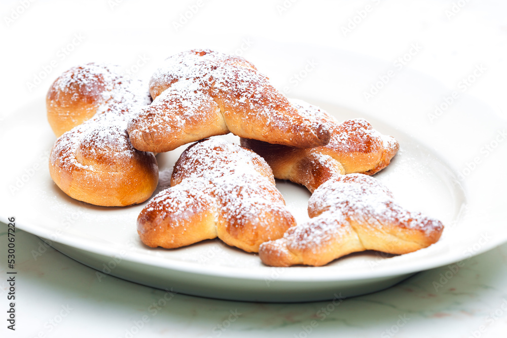 typical Easter pastry called jidasky in Czech typical Easter pastry called jidasky in Czech