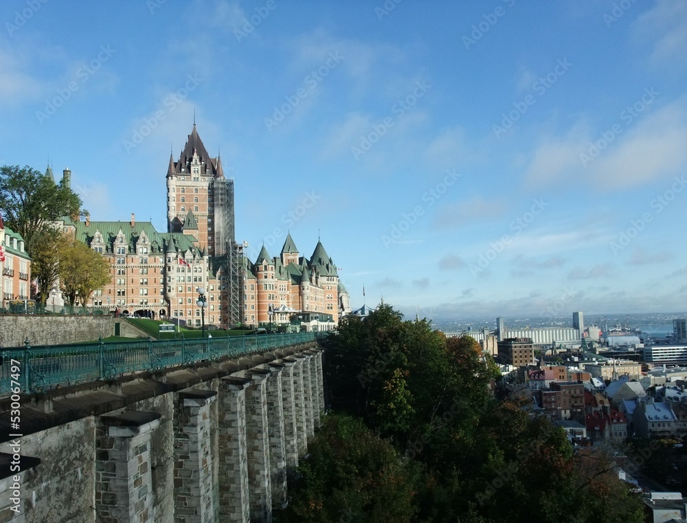 Naklejka premium カナダ ケベックシティの風景