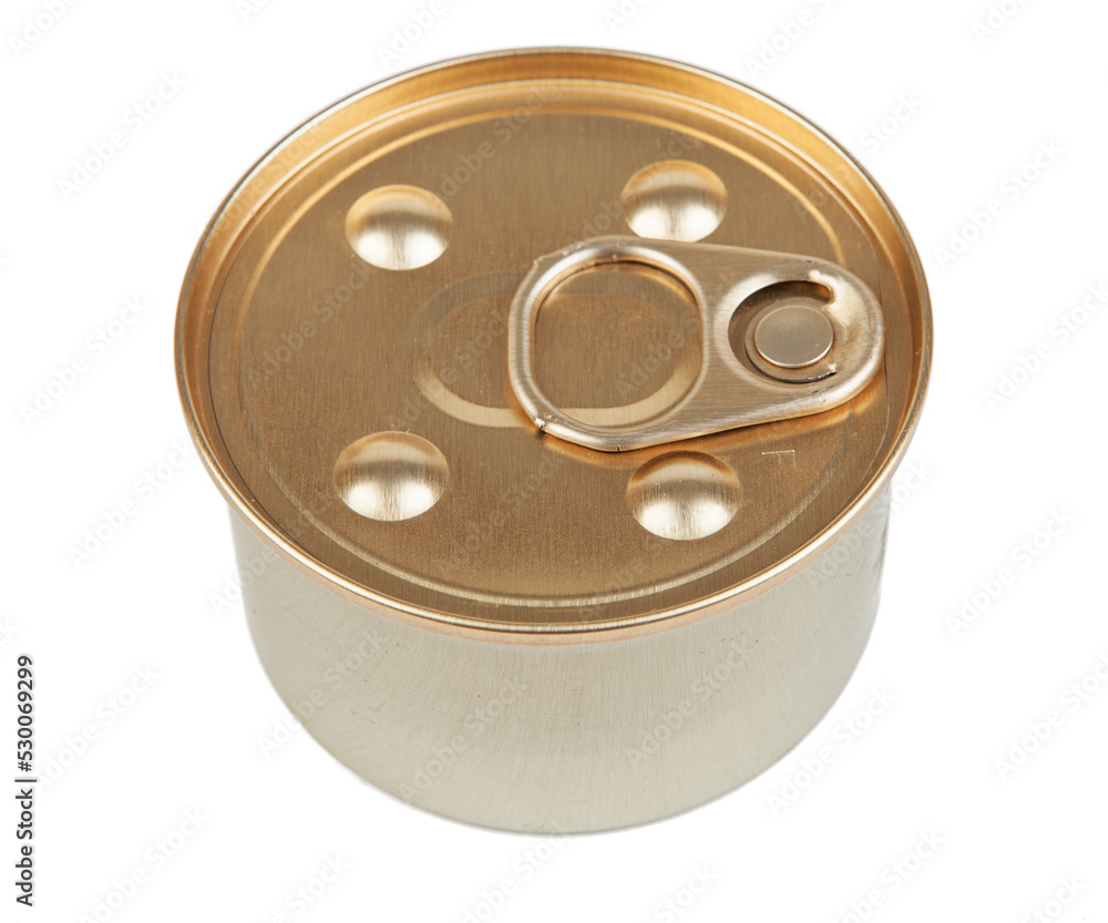 Canned tin isolated on a white background Canned tin isolated on a white background
