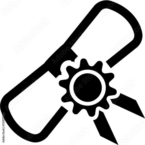 Diploma Vector Icon