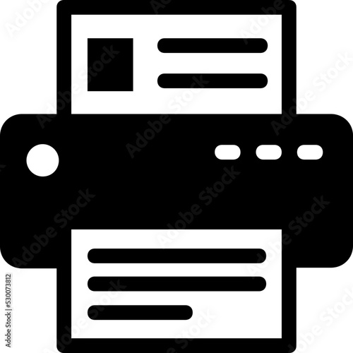 Printer Vector Icon 