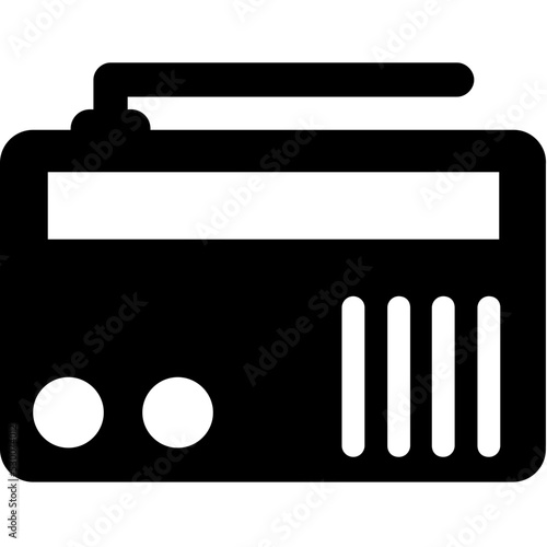 Radio Vector Icon 