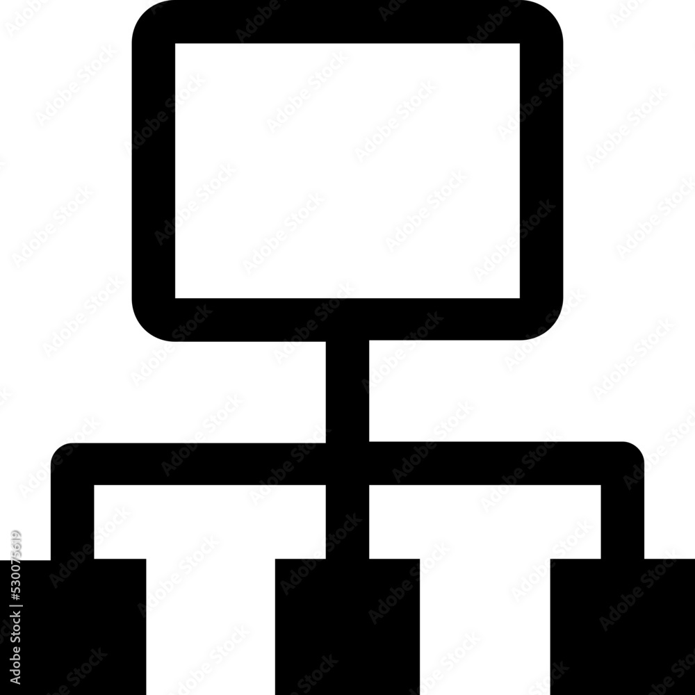 Sitemap Vector Icon Sitemap Vector Icon
