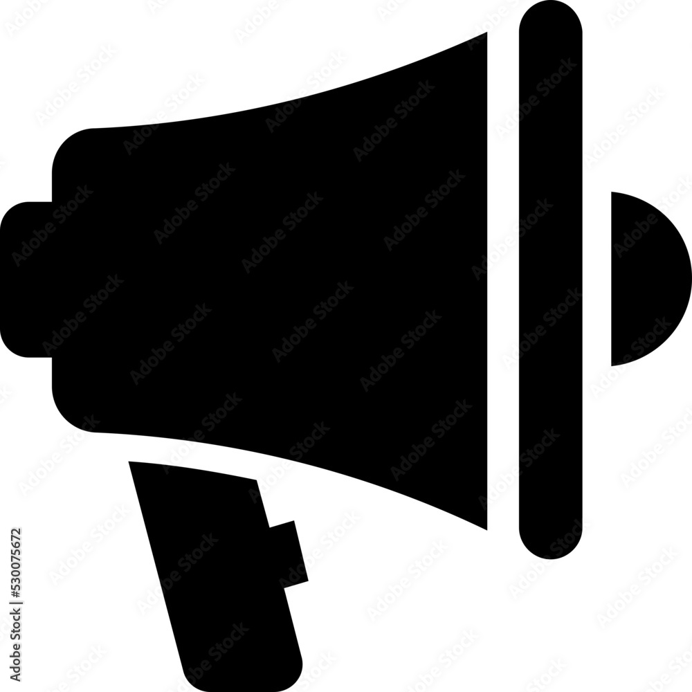 Bullhorn Vector Icon Bullhorn Vector Icon