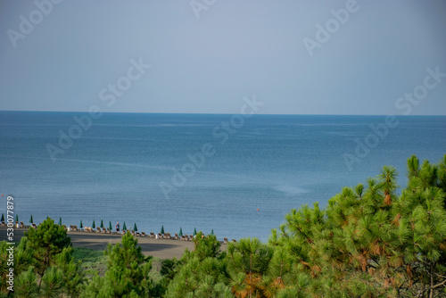 view of the sea from the beach