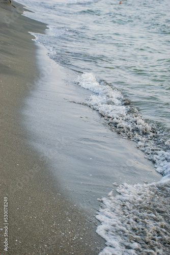 waves on the black sea beach