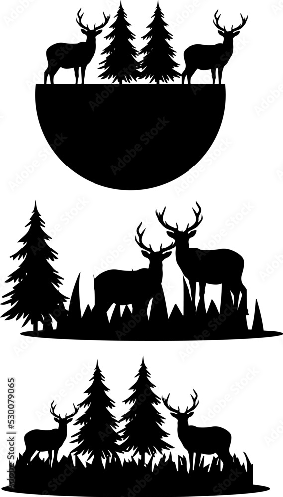 Christmas Big House, Deer Svg Bundle Christmas Big House, Deer Svg Bundle