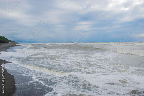 waves on the southern sea beach