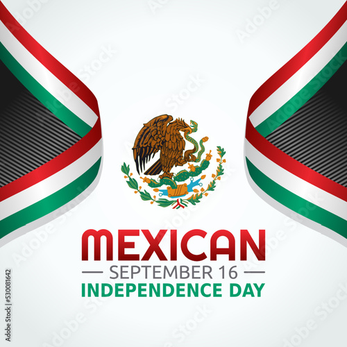 vector graphic of mexican independence day good for mexican independence day celebration. flat design. flyer design.flat illustration.