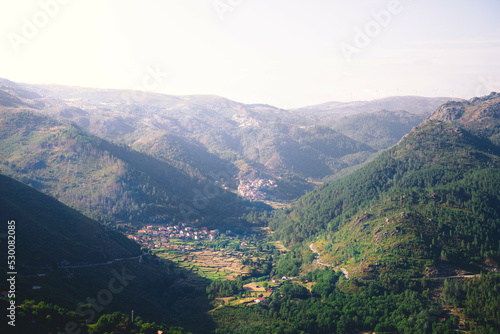 view of sleepy villages from the top of mountain © Pedro