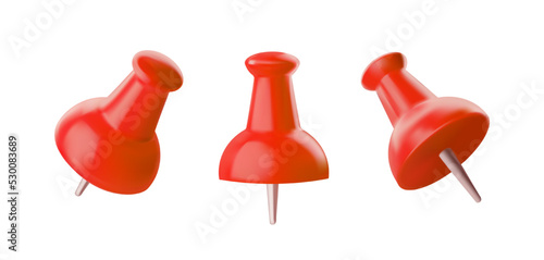 3d pushpin set.