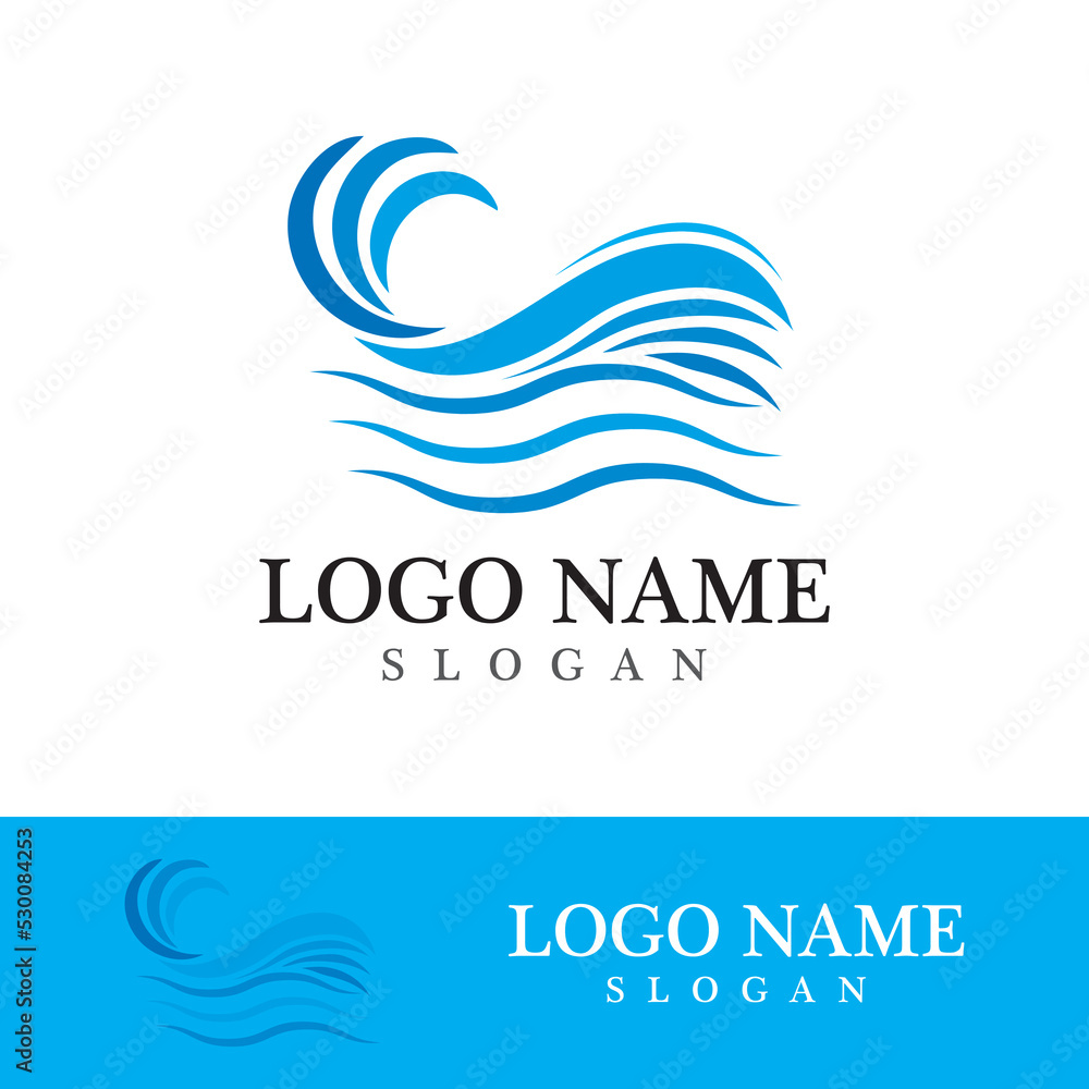 Wave beach vector illustration design Wave beach vector illustration design