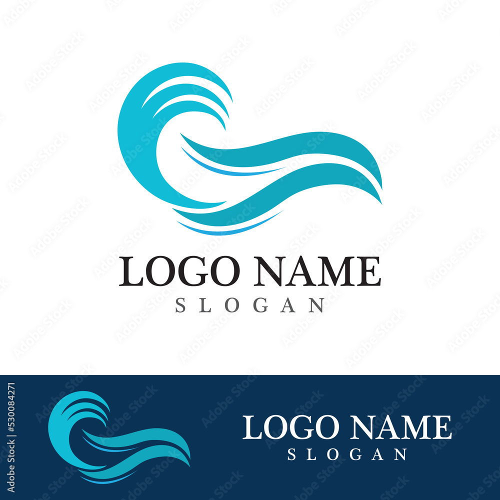 Wave beach vector illustration design Wave beach vector illustration design