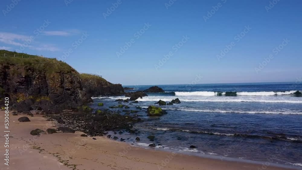 ocean coast rocks sunny day beautiful ocean coast rocks sunny day beautiful