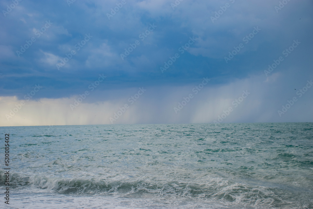 clouds over the blue sea clouds over the blue sea