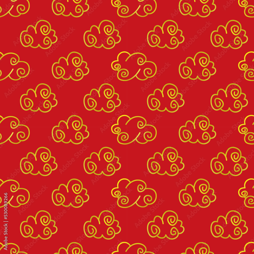 illustration vector graphic of Asian Seamless Pattern