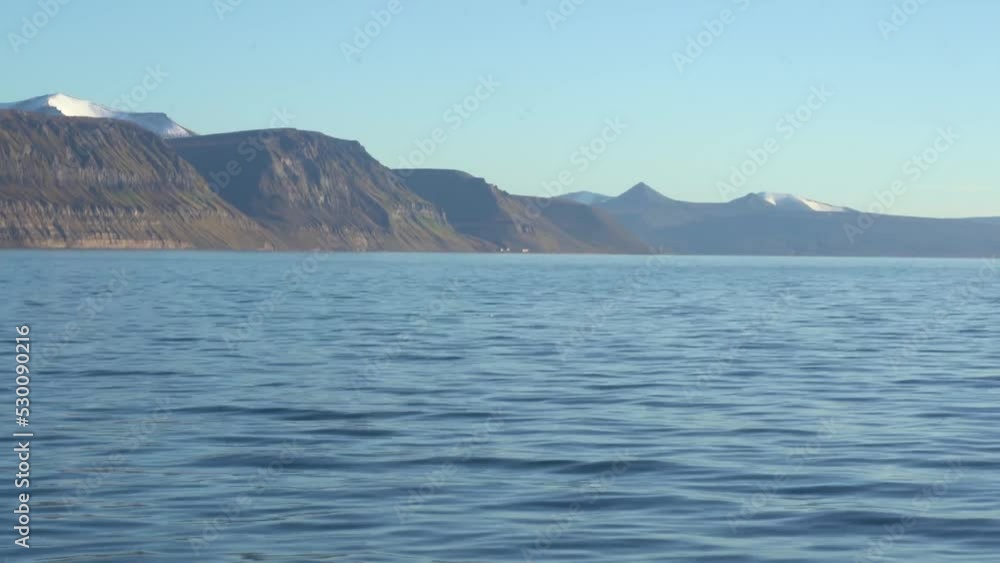 seascape of the arctic ocean in the coast of Svalbard Islands, Norway seascape of the arctic ocean in the coast of Svalbard Islands, Norway