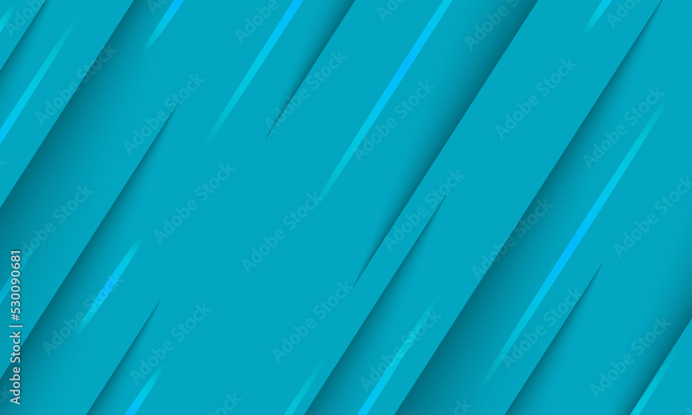 Fototapeta premium abstract blue background with lines shadow and soft lines light blue gradient feel like paper cut 