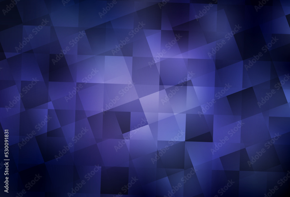 Dark Purple vector background with rectangles.