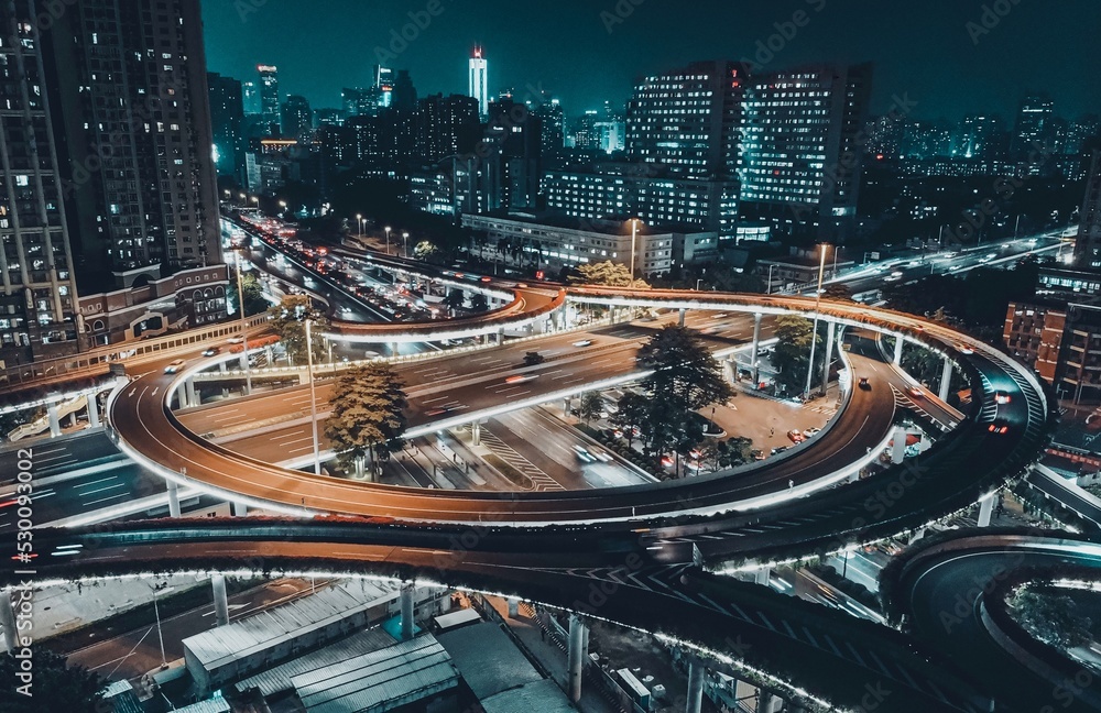 Fototapeta premium traffic at night