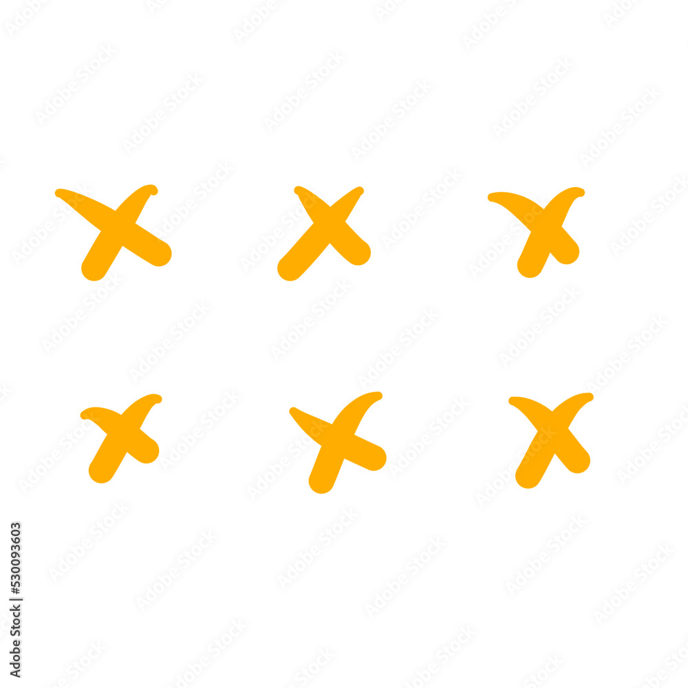 Obraz premium Abstract cross minimalist memphis shape background