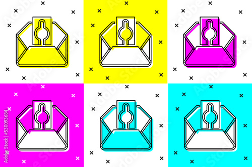Set Donate or pay your zakat as muslim obligatory icon isolated on color background. Muslim charity or alms in ramadan kareem before eid al-fir. Vector