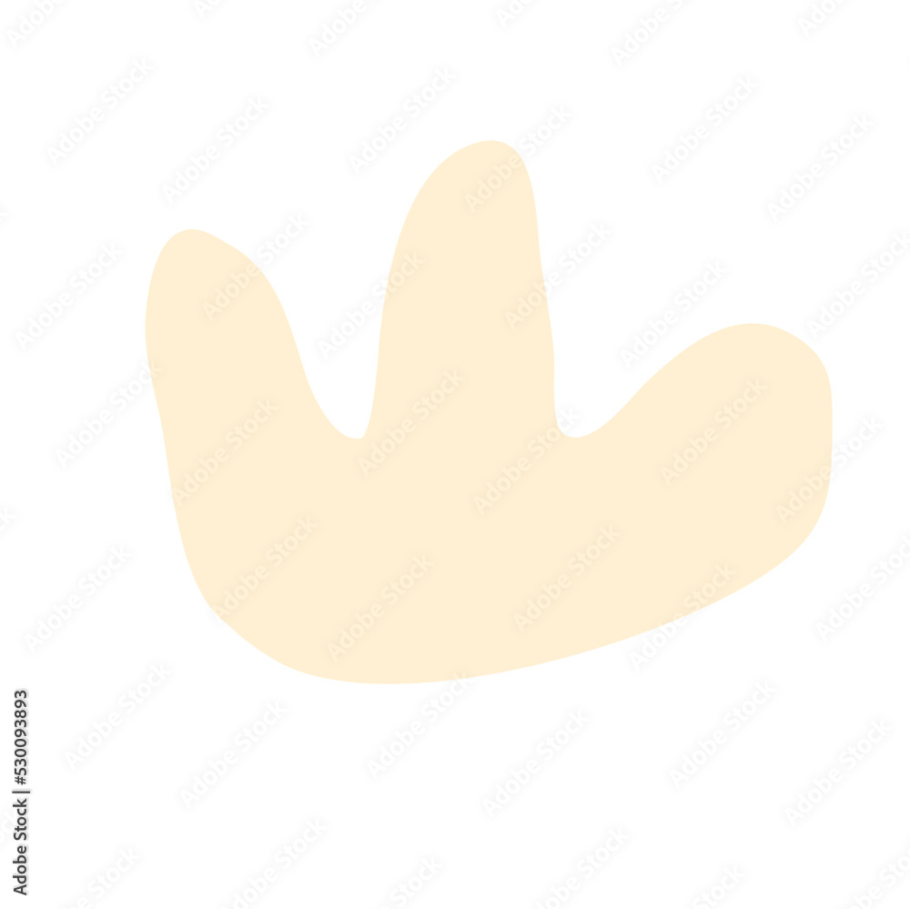 Abstract naive minimalist shape Abstract naive minimalist shape
